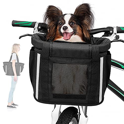 Algopix Similar Product 2 - ANZOME Bike Basket Removable  Folding