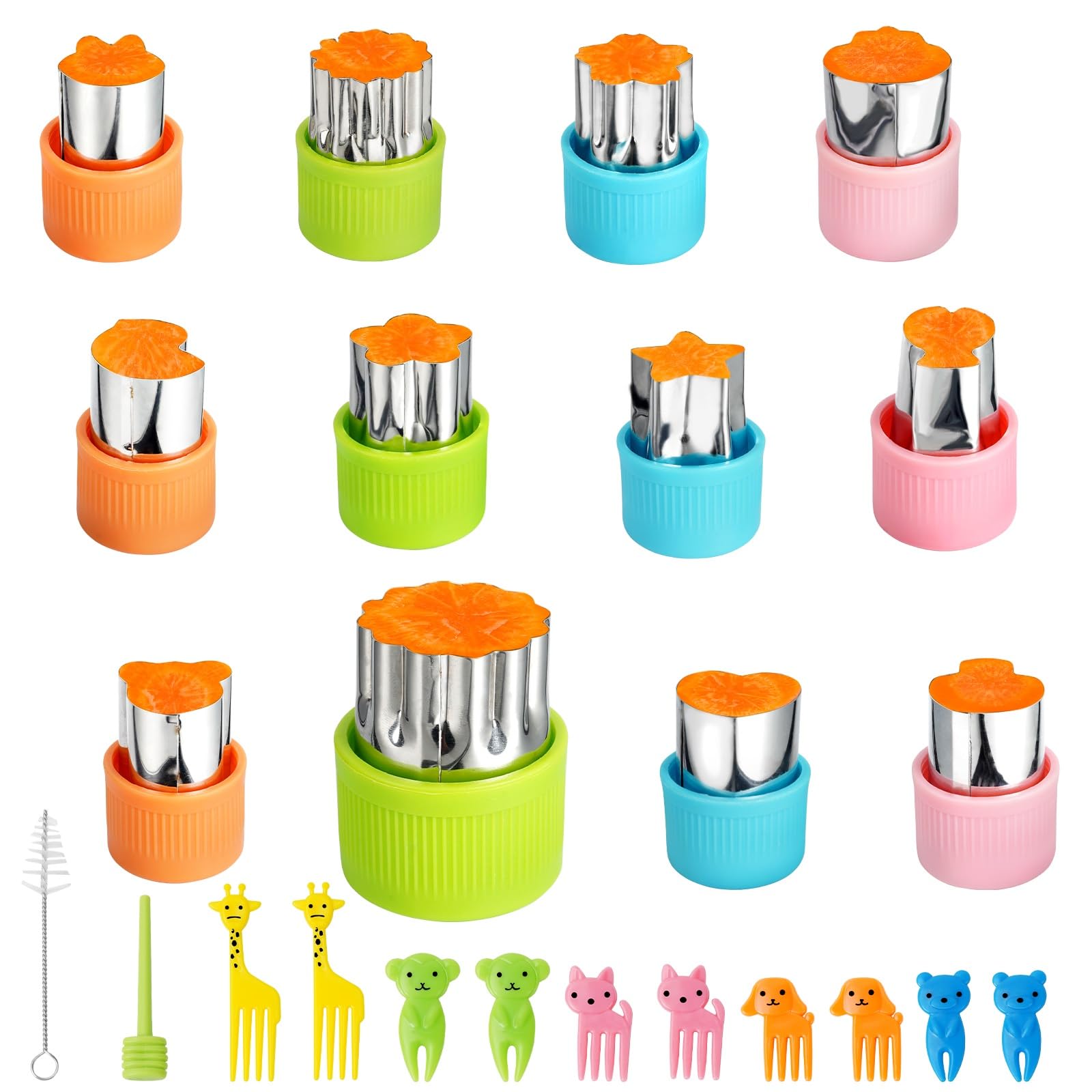 Algopix Similar Product 13 - LENK Vegetable Cutter Shapes SetMini