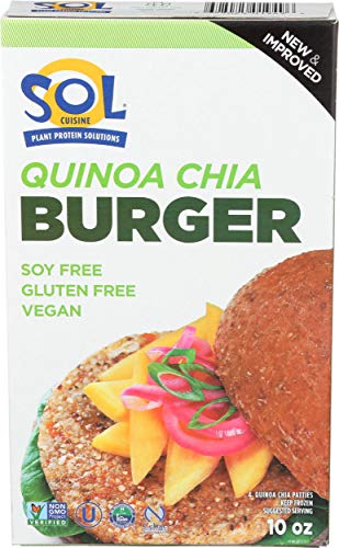Algopix Similar Product 13 - Sol Cuisine Burger Quinoa and Chia 10