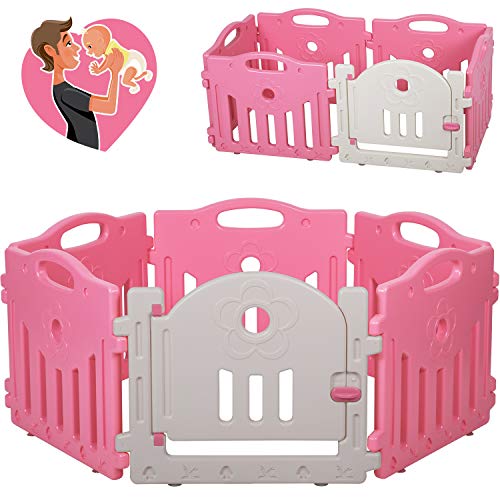 Algopix Similar Product 17 - Adjustable Baby Playpen 6 Panel Playard