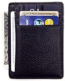 Algopix Similar Product 18 - DEEZOMO RFID Blocking Genuine Leather