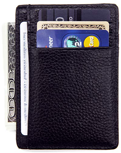 Algopix Similar Product 10 - DEEZOMO RFID Blocking Genuine Leather