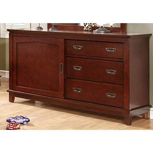 Algopix Similar Product 4 - Benzara Wooden Dresser with Drawers and