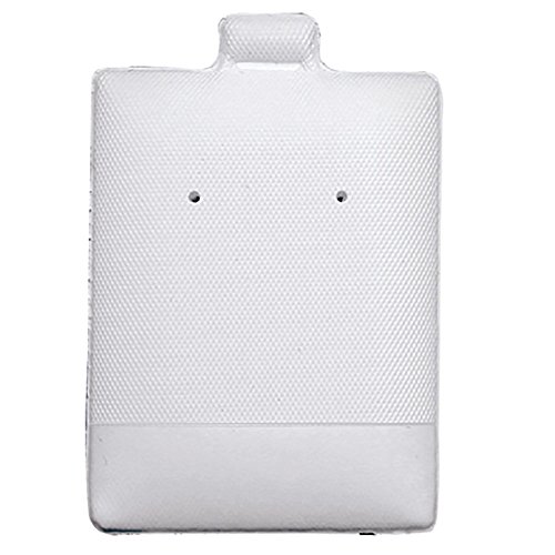 Algopix Similar Product 8 - Large White Puffed Earring Cards 