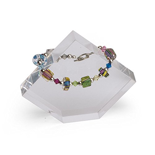 Algopix Similar Product 17 - SSWBasics Small Clear Acrylic Bracelet