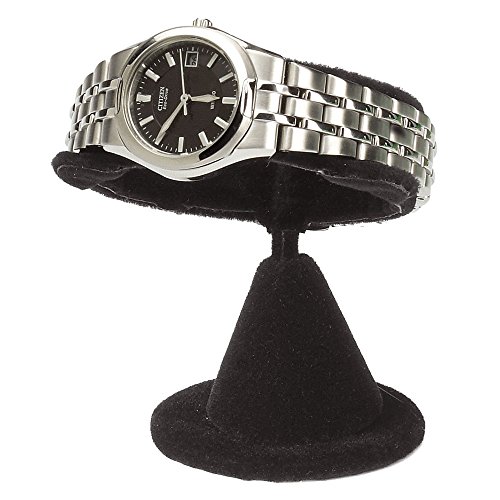 Algopix Similar Product 7 - SSWBasics Horizontal Black Velvet Watch