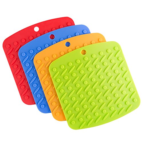 Algopix Similar Product 8 - Silicone Pot Holder Trivet Mat Jar