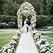 Algopix Similar Product 2 - HEALON White Wedding Aisle Runner Aisle