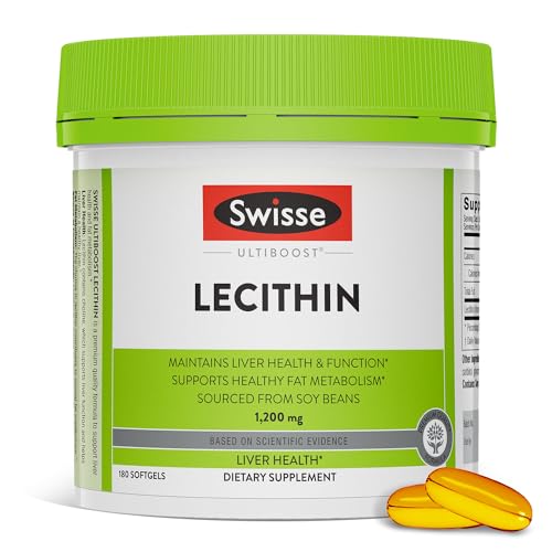 Algopix Similar Product 7 - Swisse Soy Lecithin 1200mg Softgels
