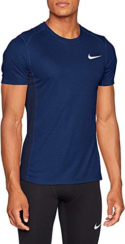 Algopix Similar Product 18 - Nike Mens Dry Miler Running Top Blue
