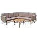 Algopix Similar Product 11 - 4 Piece Garden Lounge Set with Cushions