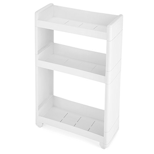 Algopix Similar Product 1 - Burxoe Rolling Trolley Narrow Storage