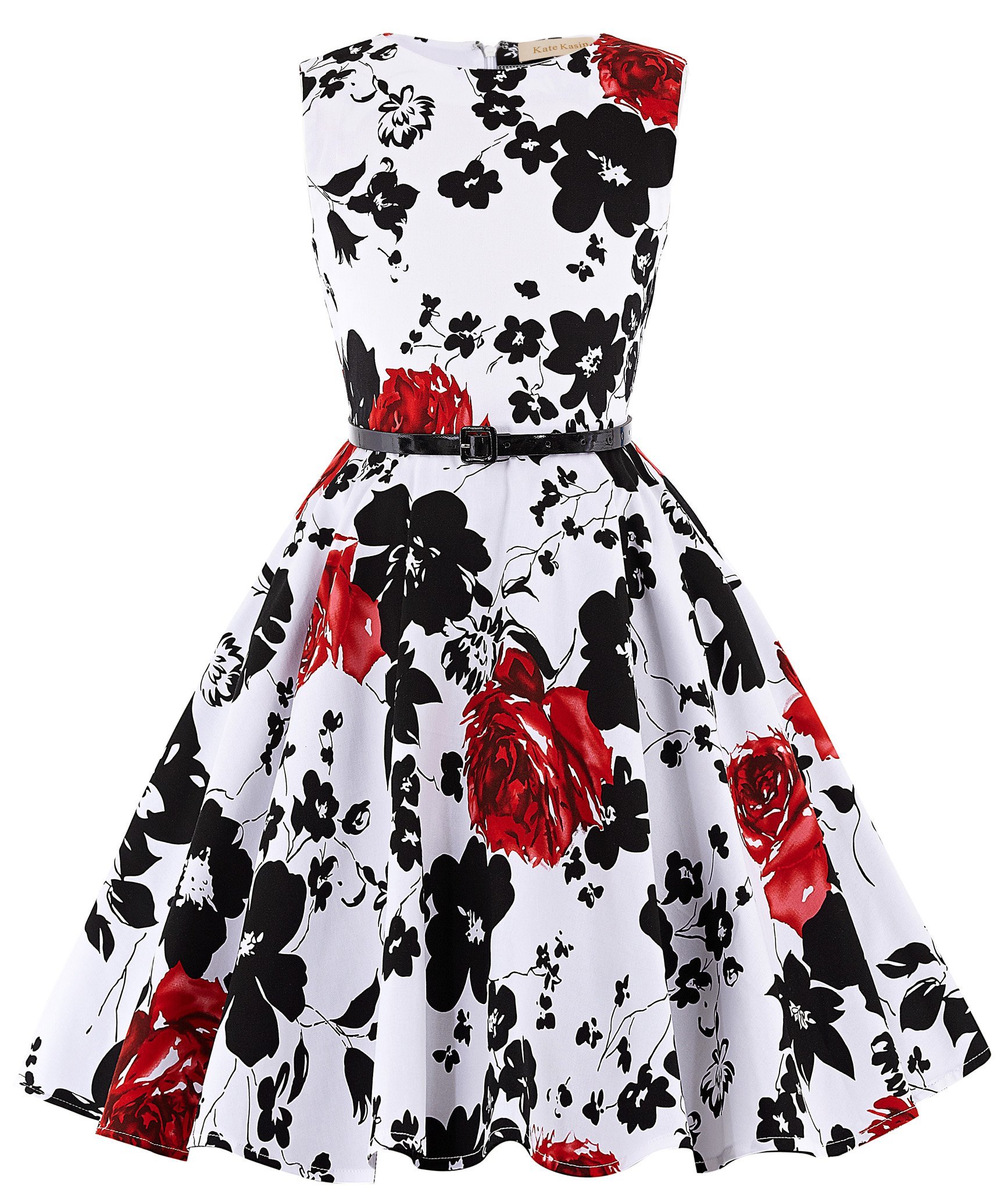 Algopix Similar Product 8 - Kate Kasin Girls Sleeveless Vintage