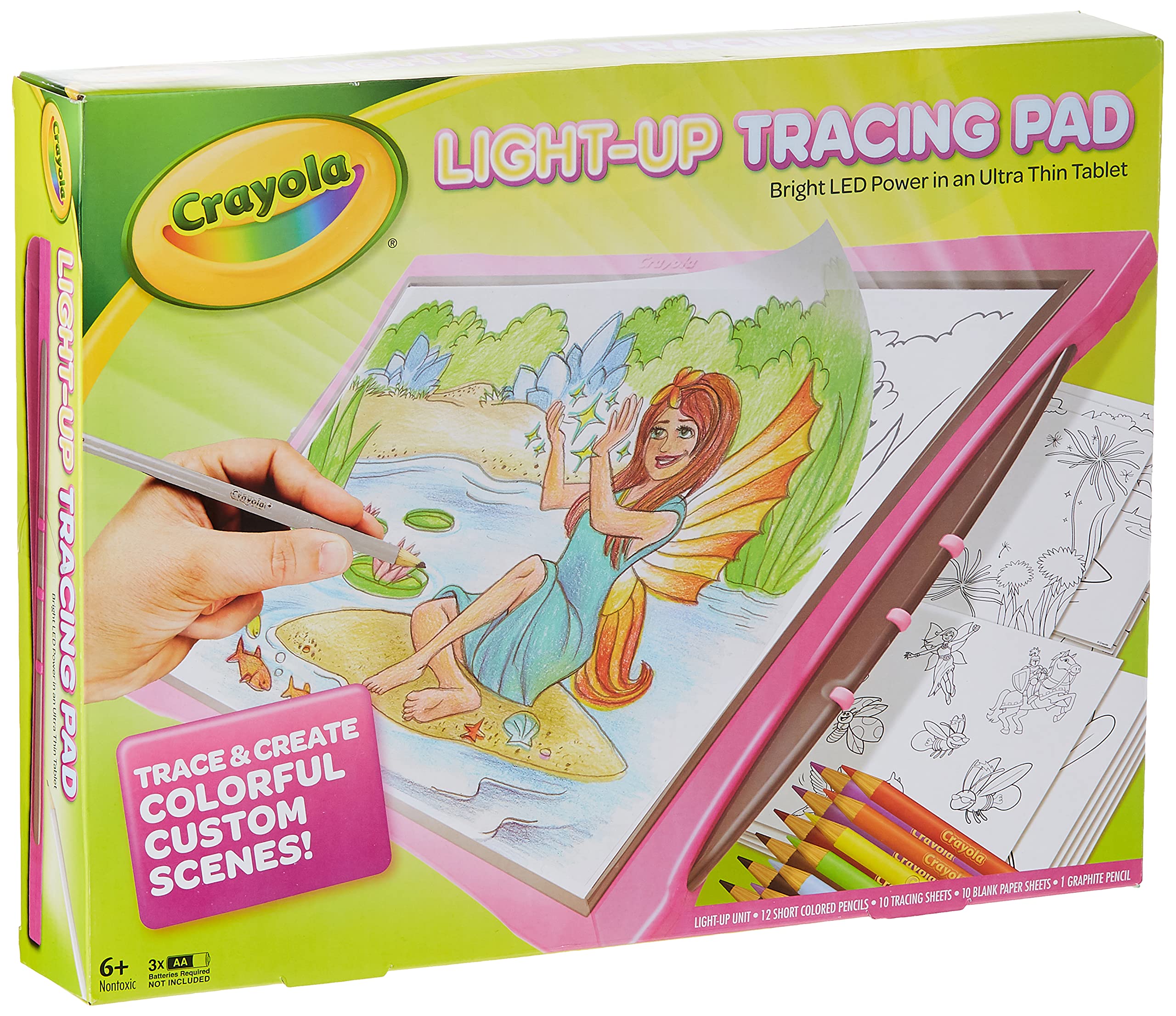 Algopix Similar Product 20 - Crayola Light Up Tracing Pad  PINK 