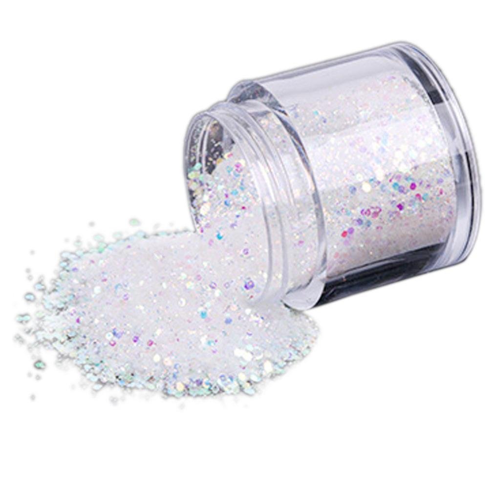 Algopix Similar Product 11 - 10gBox Gold Sliver Nail Glitter Powder