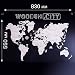 Algopix Similar Product 3 - WOODENCITY Wooden World Map L Size