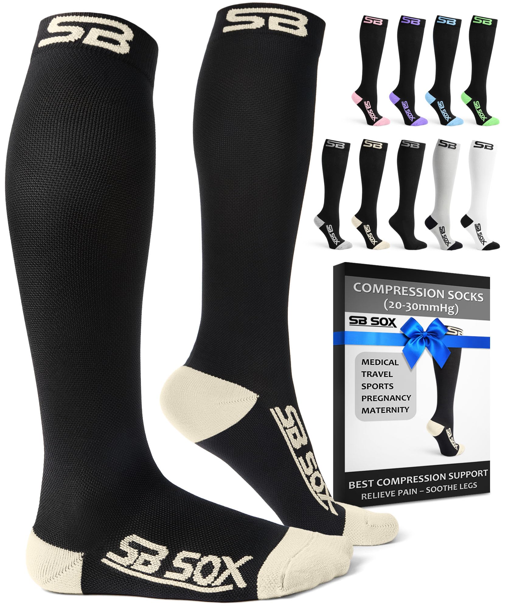 Algopix Similar Product 20 - SB SOX Compression Socks for Men 