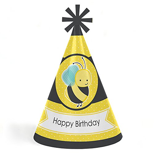 Algopix Similar Product 16 - Honey Bee  Cone Happy Birthday Party