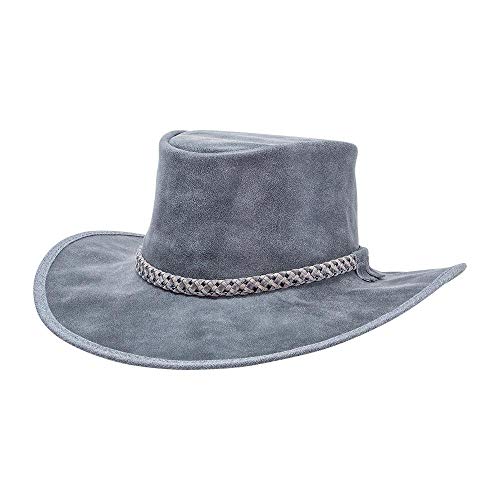 Algopix Similar Product 10 - Crusher Outback Leather Hat for Men and
