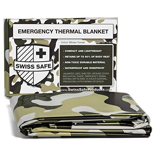 Algopix Similar Product 9 - Swiss Safe Camouflage Emergency Mylar