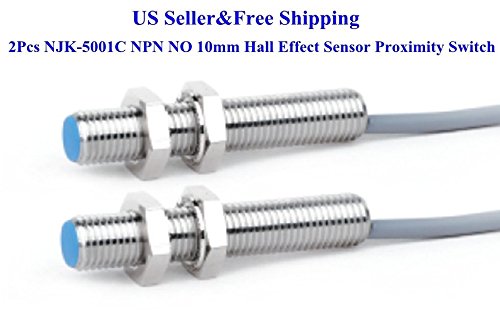 Algopix Similar Product 13 - 2Pcs NJK5001C NPN NO 10mm Hall Effect