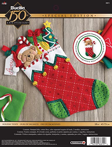 Algopix Similar Product 2 - Bucilla Felt Stocking Applique Kit 18