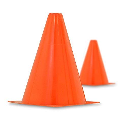 Algopix Similar Product 4 - Premium 7Inch Plastic Traffic Cones