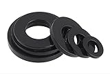 Algopix Similar Product 11 - 100PACK M6x12 Black Nylon Flat Form