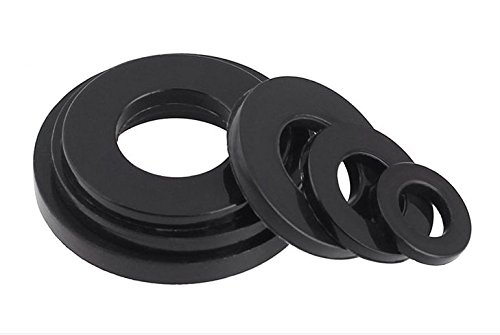 Algopix Similar Product 4 - 100PACK M6x12 Black Nylon Flat Form