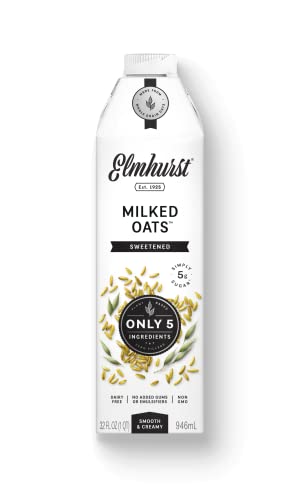 Algopix Similar Product 5 - Elmhurst 1925 Milked Oats Sweetened Oat