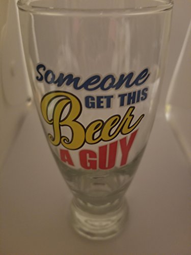 Algopix Similar Product 20 - Cristar Beer Glass with saying Someone