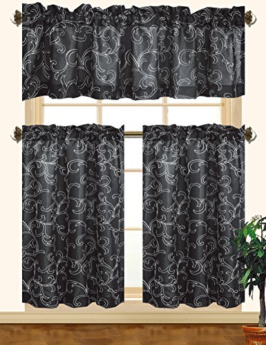 Algopix Similar Product 15 - Kashi Home Chelsea 3pc Scroll
