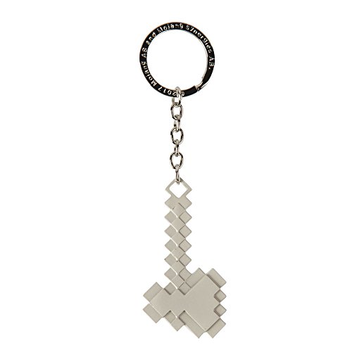 Algopix Similar Product 15 - JINX Minecraft Axe 3D Metal Key Chain