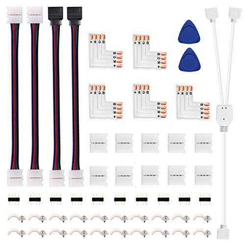 Algopix Similar Product 1 - 5050 4Pin LED Strip Connector Kit with