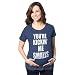 Algopix Similar Product 13 - Maternity Kicking Me Smalls Funny T