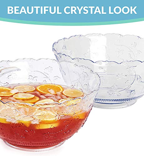 Algopix Similar Product 14 - Premium Quality Plastic Punch Bowl With