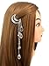 Algopix Similar Product 18 - QTMY Moon Rhinestone Tassel with