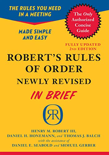Algopix Similar Product 18 - Roberts Rules of Order Newly Revised