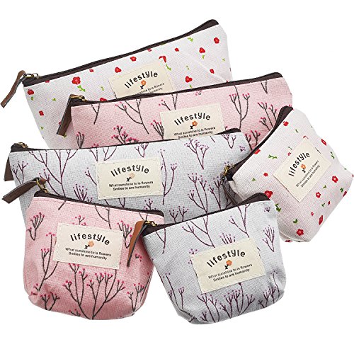 Algopix Similar Product 6 - TecUnite Pack of 6 Pencil Case