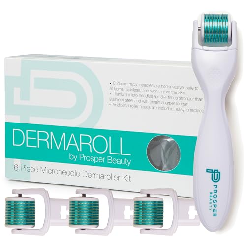 Algopix Similar Product 6 - Derma Roller Microneedle 6 Piece Kit