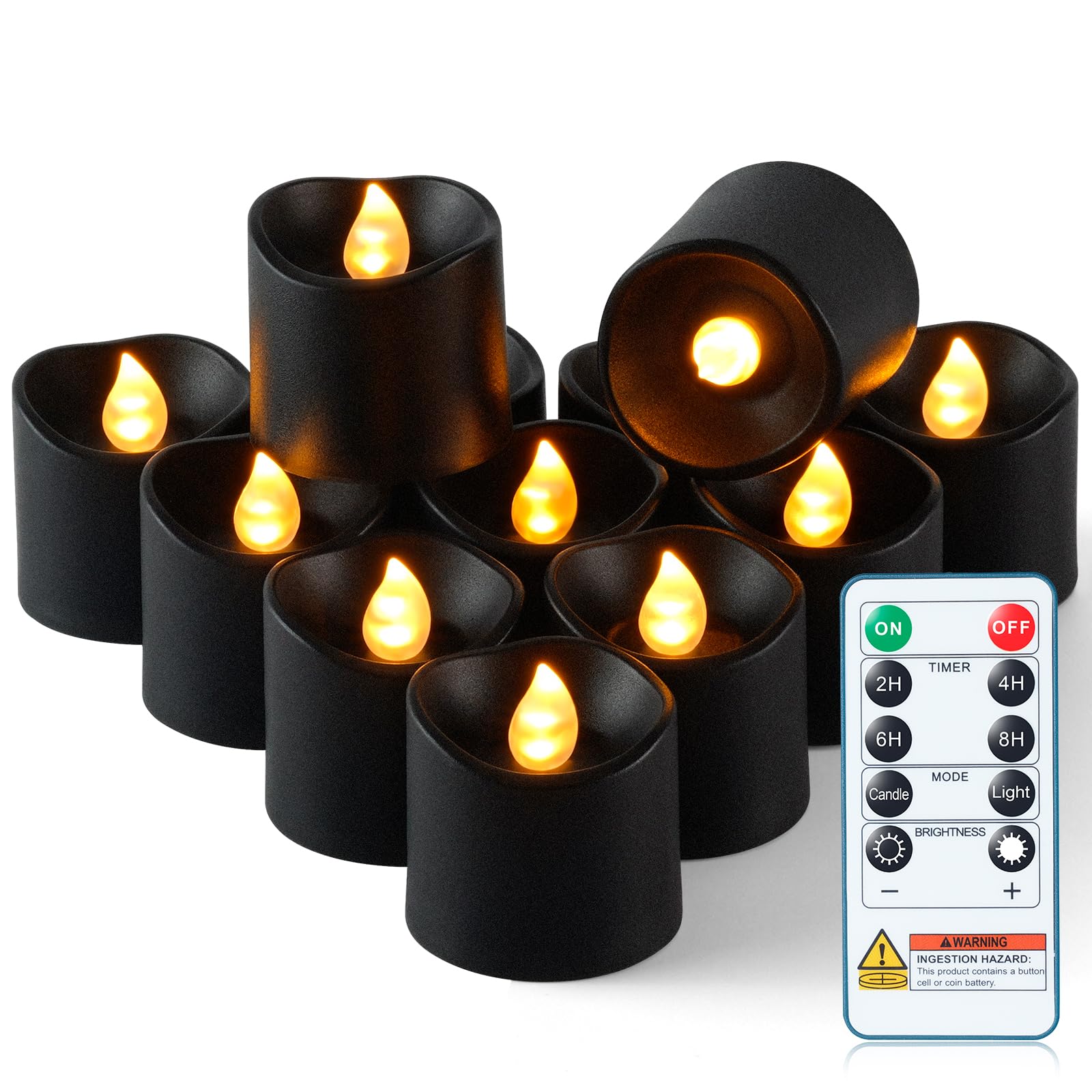 Algopix Similar Product 4 - Homemory 400Hours 6 Pack Flameless LED