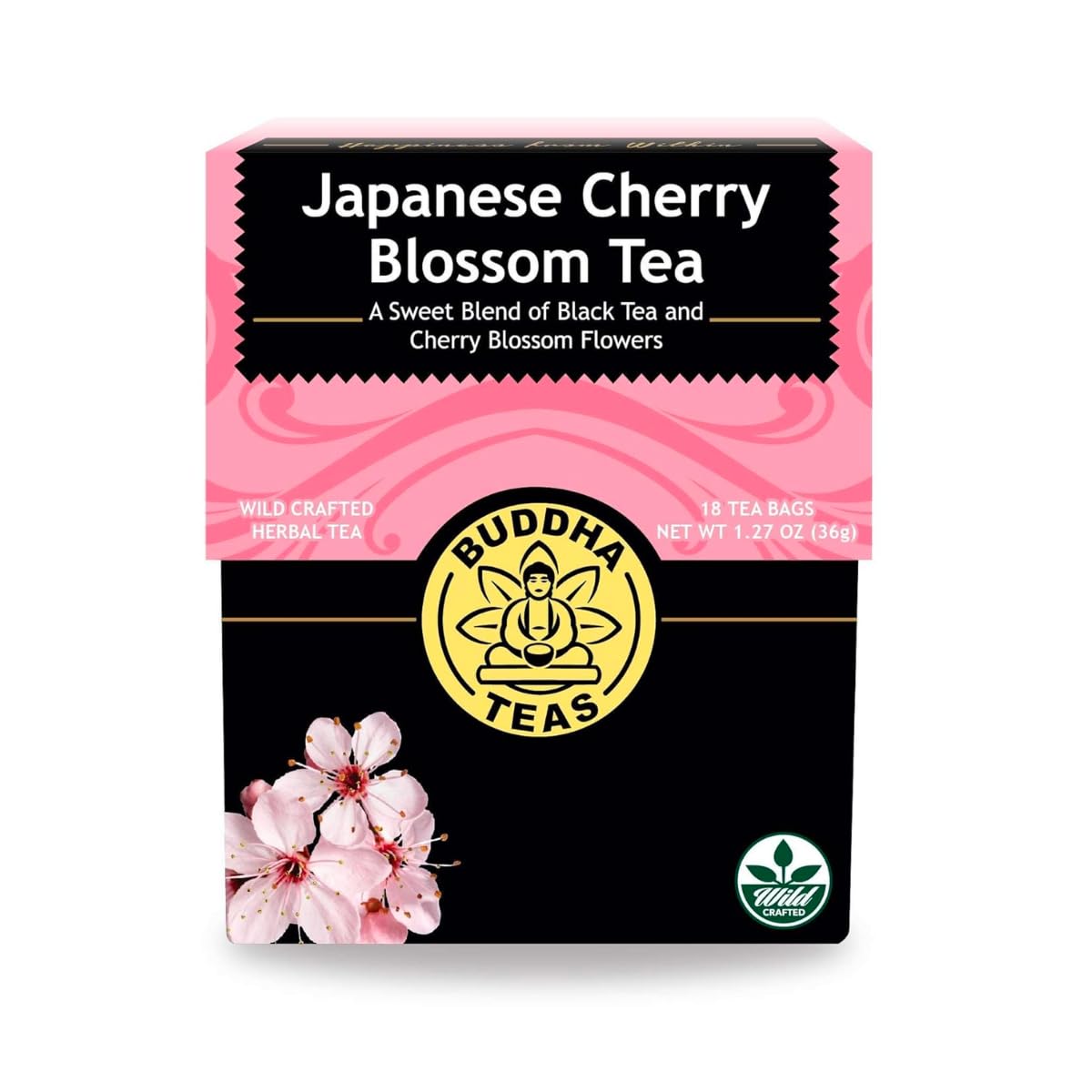 Algopix Similar Product 16 - Buddha Teas Japanese Cherry Blossom Tea