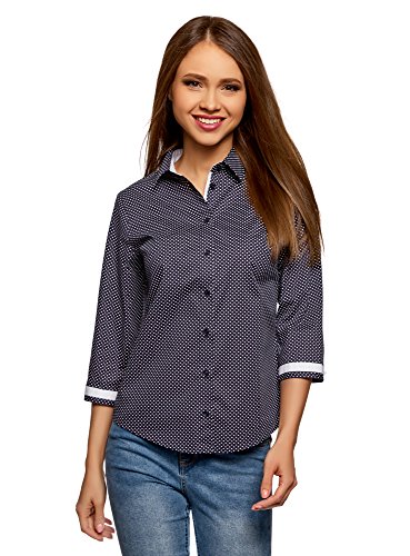 Algopix Similar Product 2 - oodji Ultra Womens 34 Sleeve Cotton