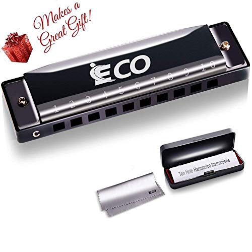 Algopix Similar Product 14 - Diatonic Harmonica 10 Hole Blues Harp