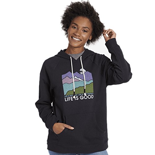 Algopix Similar Product 1 - Life is Good Simply True Hoodie Easy