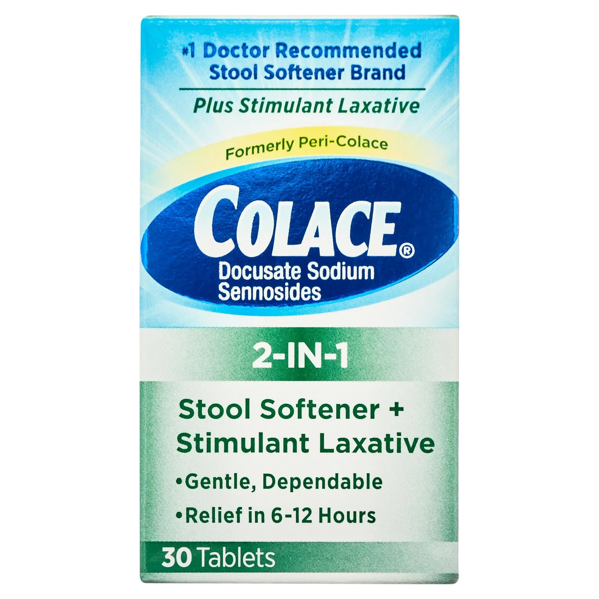 Algopix Similar Product 17 - Colace 2-in-1 Tablets - 30 ct