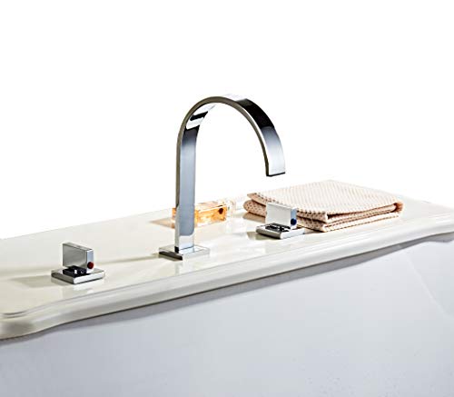 Algopix Similar Product 18 - HHOOMMEE Two Handles Bath Mixer Taps
