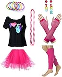 Algopix Similar Product 12 - Womens I Love The 80s TShirt 80s