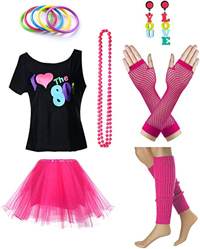 Algopix Similar Product 1 - Womens I Love The 80s TShirt 80s