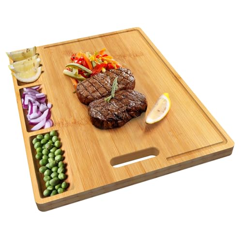 Algopix Similar Product 15 - Cutting BoardsLarge Bamboo Chopping